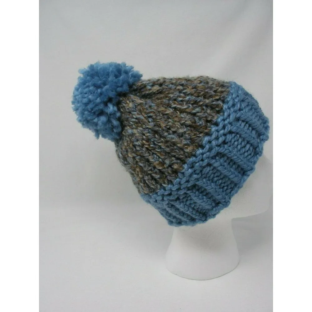 Knitted Beanie with Pom Pom - Picture 4 of 5